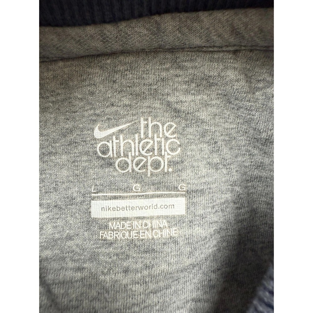 Nike Athletic Dept Jacket Mens Large Shawl Collar Button‎ Up Varsity Swoosh - Picture 12 of 14